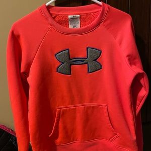 Women’s Medium Under Armour Neon Pink/Orange Sweatshirt